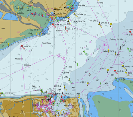 S57 ENC (vector)kaarten geheel Nederland