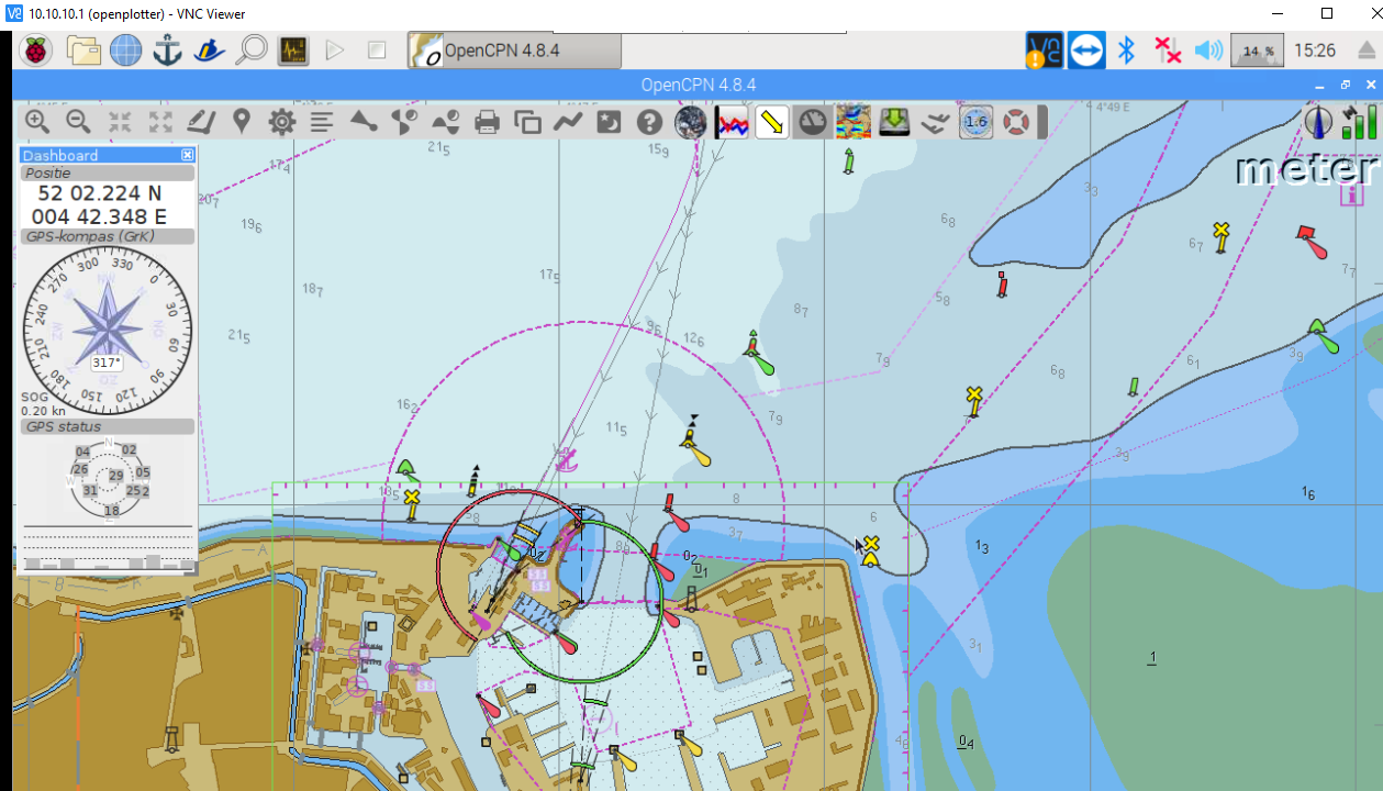 4tracer Pi compleet navigatie systeem Opencpn en Openplotter